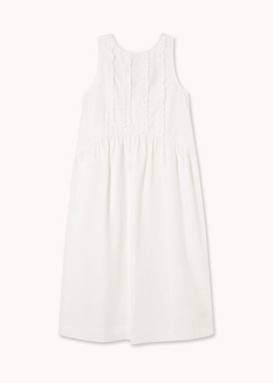  TINY BIG SISTER 롱 원피스 타이니 빅 시스터 로우 백 프릴 드레스 - TINY BIG SISTER