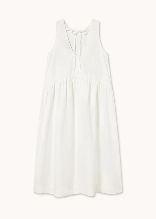  TINY BIG SISTER 롱 원피스 타이니 빅 시스터 로우 백 프릴 드레스 - TINY BIG SISTER