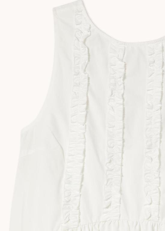  TINY BIG SISTER 롱 원피스 타이니 빅 시스터 로우 백 프릴 드레스 - TINY BIG SISTER