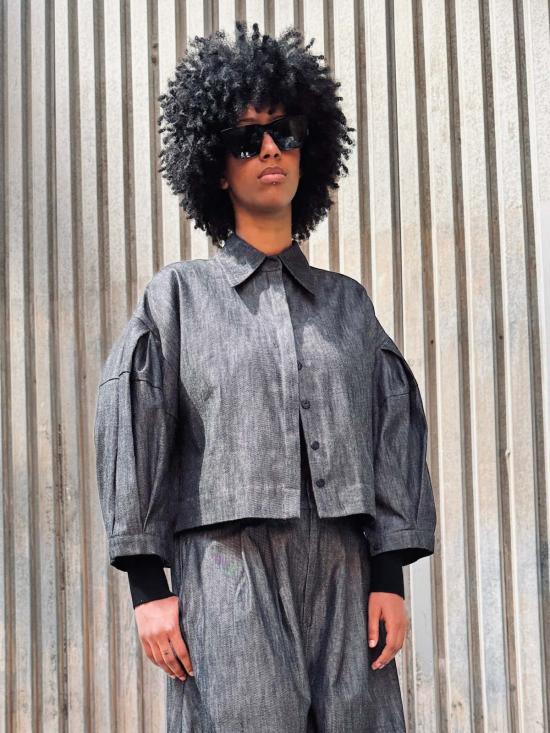  Yesaet 탑 예사엣 라케브 데님 셔츠 - OTHER BRANDS