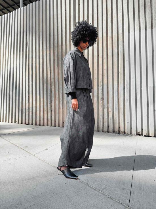  Yesaet 탑 예사엣 라케브 데님 셔츠 - OTHER BRANDS