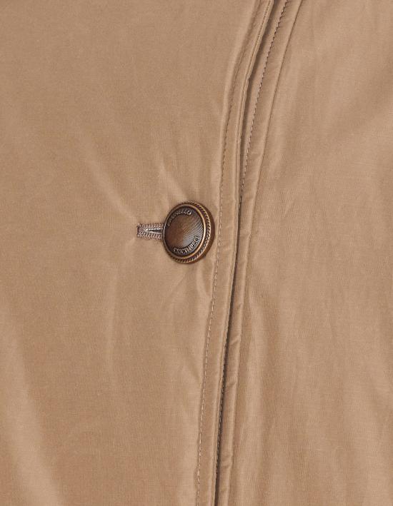  브루넬로 쿠치넬리 봄버 자켓 더블 브레스트 다운 재킷 베이지 - BRUNELLO CUCINELLI