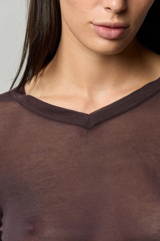  아셀 긴팔 티셔츠 애셔 사스키아 롱슬리브 마이크로 V탑 - ASHER