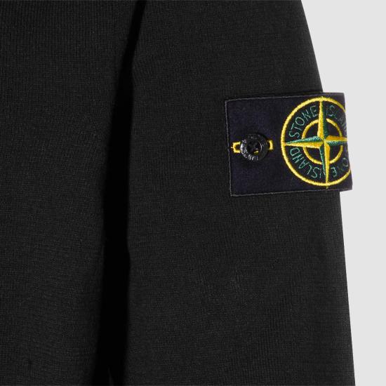  스톤 아일랜드 스웨터 코튼  블랙 - STONE ISLAND