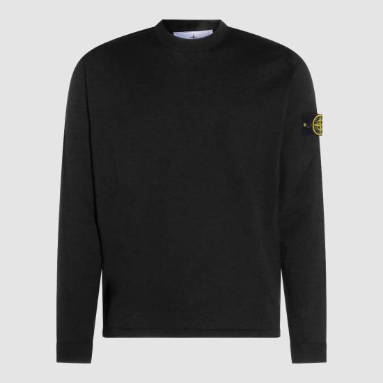  스톤 아일랜드 스웨터 코튼  블랙