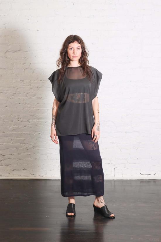  알리지 블라우스 Alysi Blusa Girocollo 탑 Lavagna