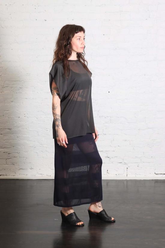  알리지 블라우스 Alysi Blusa Girocollo 탑 Lavagna - ALYSI