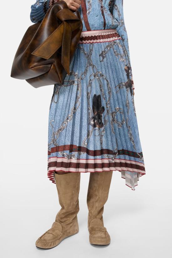  아크네 스튜디오 롱 스커트 롱 플리츠 스커트 - ACNE STUDIOS