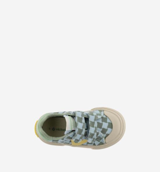  [키즈] Victoria 스니커즈 키즈 빅토리아 트리뷰 와이드 핏 스플릿 가죽 & 콘트라스트 스니커즈 - OTHER BRANDS