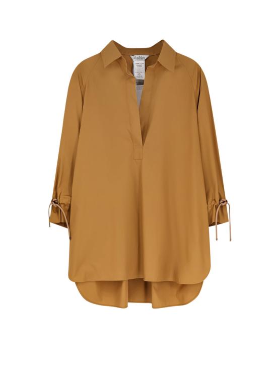  막스마라 탑 막스 마라 맥스마도르니 코튼 셔츠 브라운