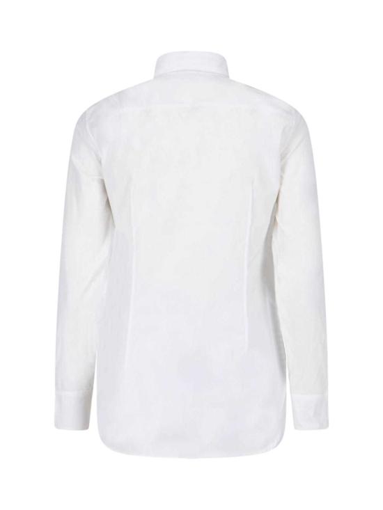  질샌더 탑 질 샌더 코튼 포플린 셔츠 화이트 - JIL SANDER