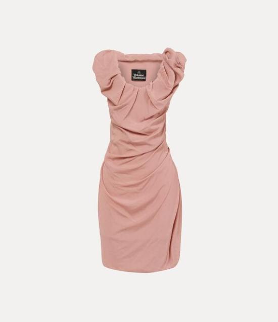 26SS 비비안웨스트우드 미디 원피스 110103ALW01CB G404 PINK