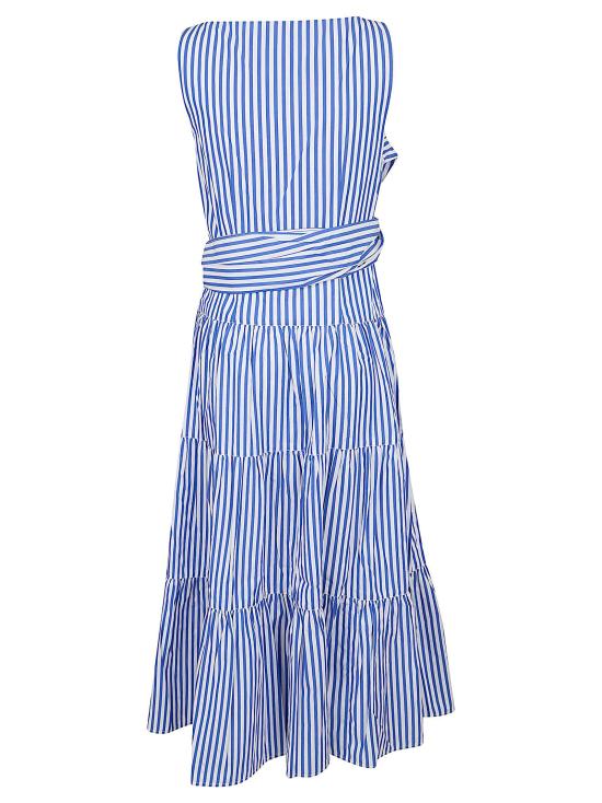 26SS 랄프 로렌 미디 원피스 200P13459 001 BLUE WHITE - RALPH LAUREN