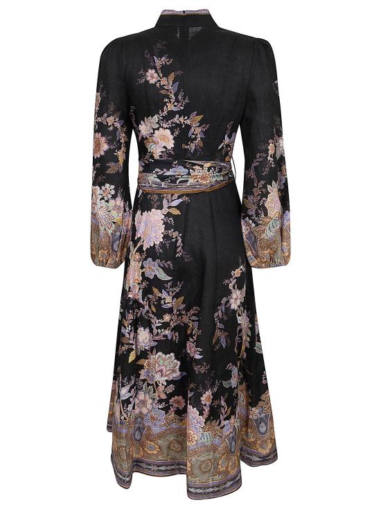 26SS 짐머만 롱 원피스 9143DS261 MDP MIDNIGHT PAISLEY BLUE - ZIMMERMANN