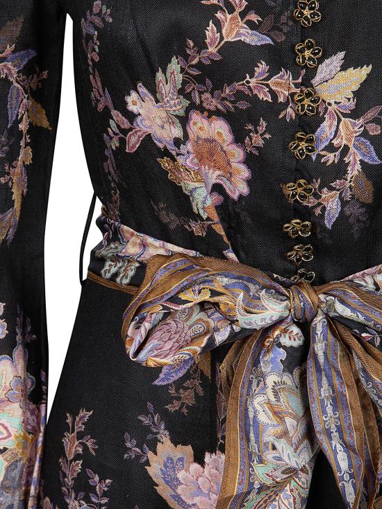 26SS 짐머만 롱 원피스 9143DS261 MDP MIDNIGHT PAISLEY BLUE - ZIMMERMANN