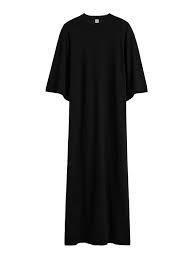 26SS 토템 롱 원피스 261WRD0309YA0226 001 BLACK