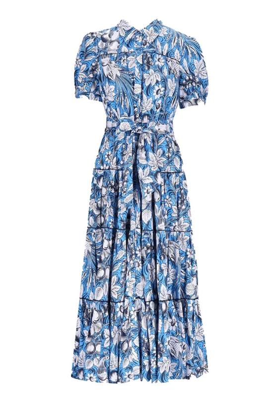  다이앤 본 퍼스텐버그 롱 원피스 DVFDS1S003BPRDI MULTICOLOR