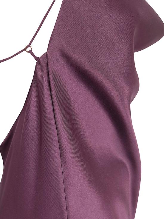 26SS 핑코 롱 원피스 106587 A1Y5 R57 BORDEAUX PINK PURPLE - PINKO