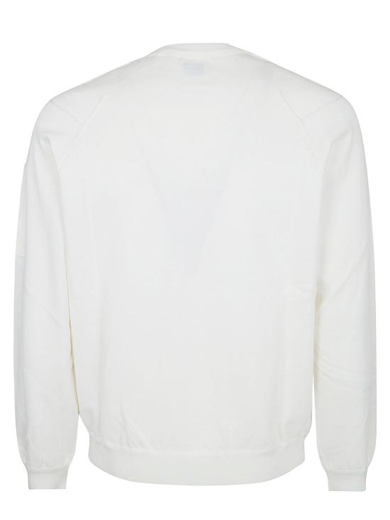 26SS 씨피 컴퍼니 코튼 씨 아일랜드 크루넥 렌즈 니트 20CMKN183A 110560A 103 GAUZE WHITE