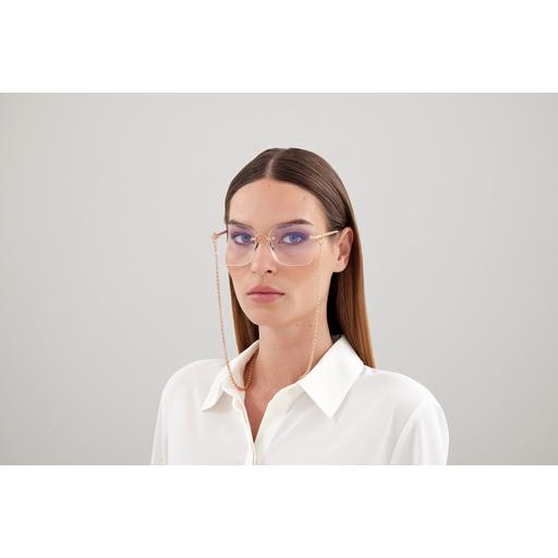 26SS 포멜라토 안경 PM0115O 003 GOLD GOLD TRANSPARENT METALLIC - POMELLATO