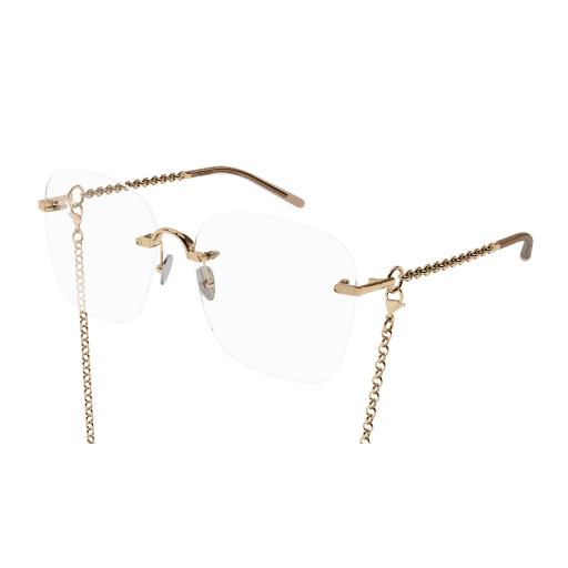 26SS 포멜라토 안경 PM0115O 003 GOLD GOLD TRANSPARENT METALLIC - POMELLATO