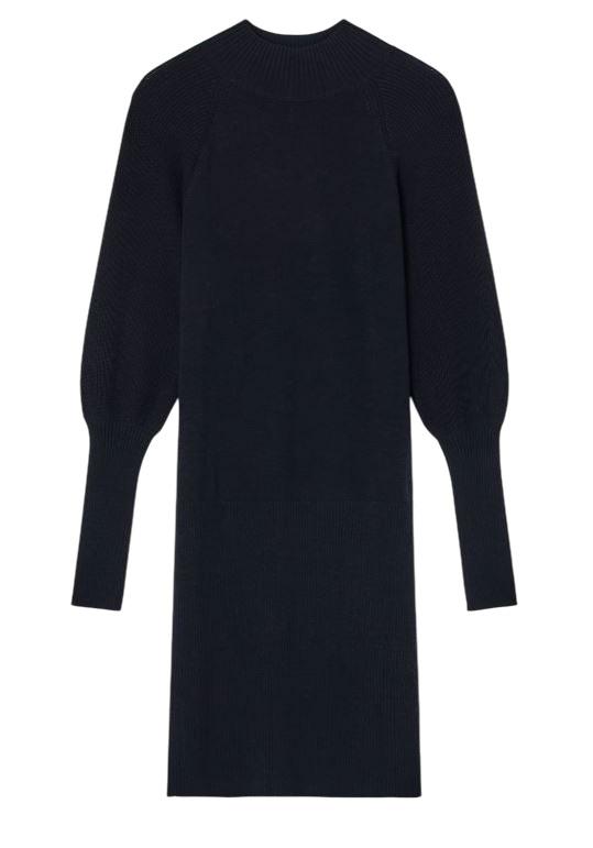 25FW 알마니 미디 원피스 XW001334 UC001 NERO BLACK