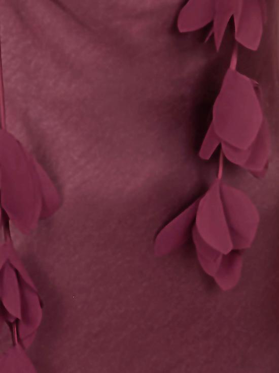 26SS 셀프 포트레이트 롱 원피스 RS26 218M BURGUNDY RED - SELF PORTRAIT