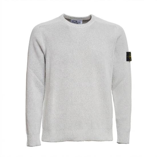 26SS 스톤 아일랜드 플래팅 립 코튼 부클 루즈핏 크루넥 점퍼 L1S155100033 S0N12 V0M61 GRIGIO