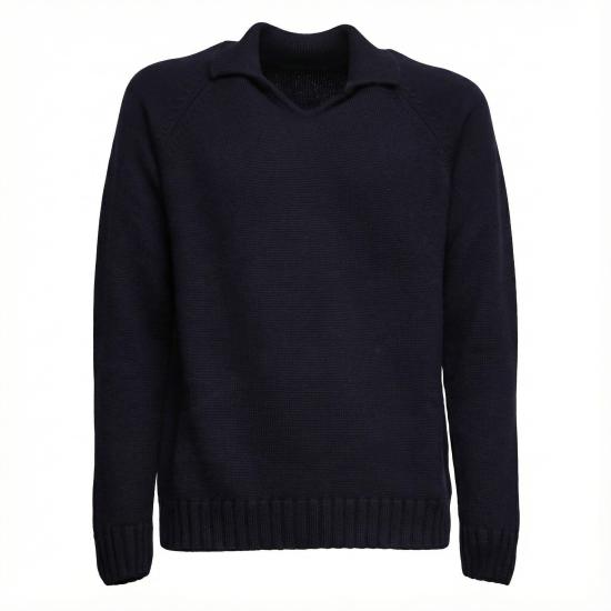 25FW 자노네 스웨터 810302ZN286 Z1375 BLU NOTTE