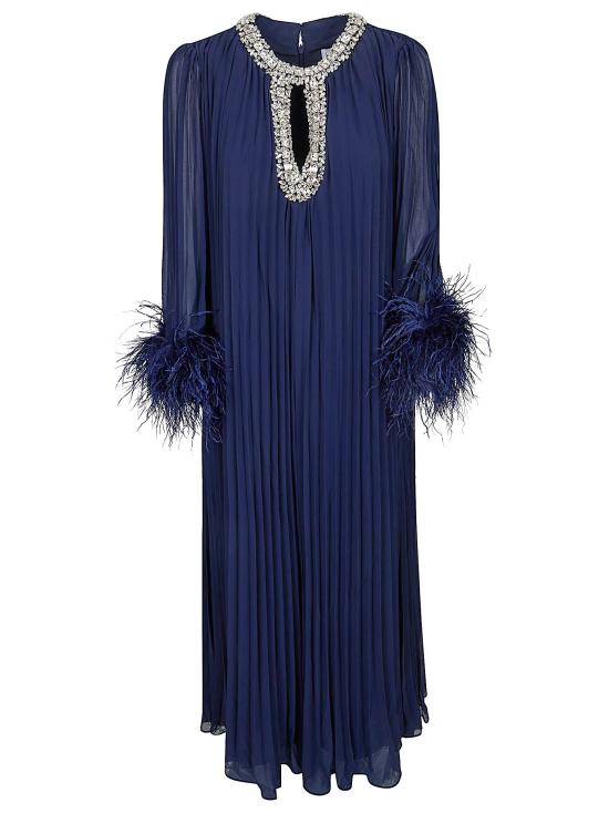 26SS 셀프 포트레이트 원피스 RS26 510M NAVY BLUE