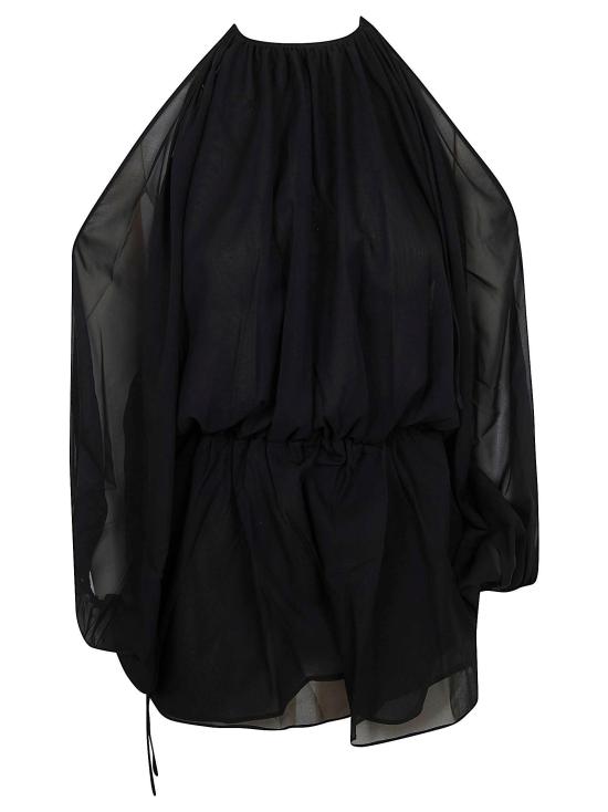 26SS 안다마네 미디 원피스 T190171A TNS038 999 BLACK