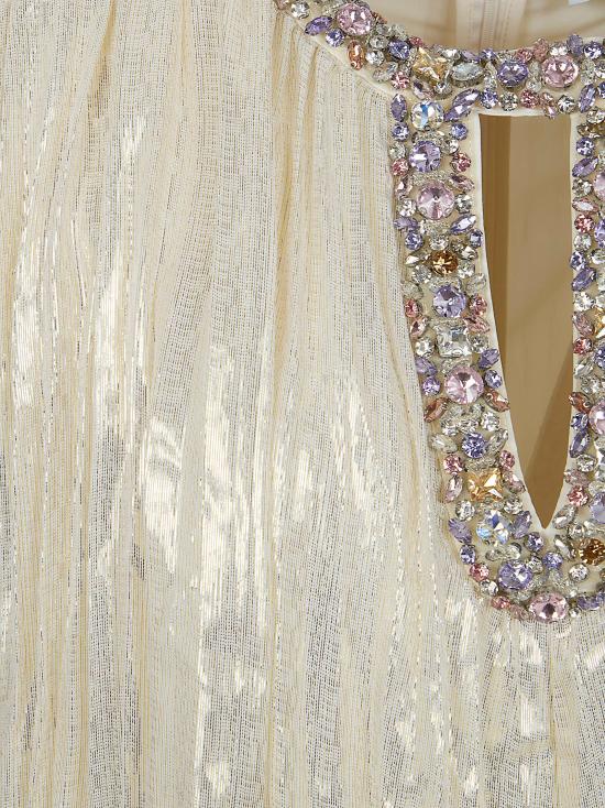 26SS 셀프 포트레이트 롱 원피스 RS26 507X CHAMPAGNE NUDE NEUTRALS - SELF PORTRAIT