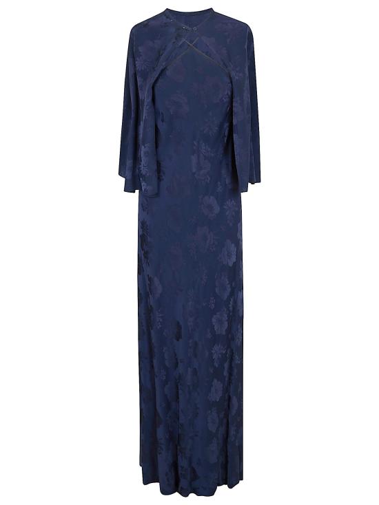 26SS 포르테포르테 롱 원피스 14561 MY DRESS F49A 5015 NOTTE BLUE