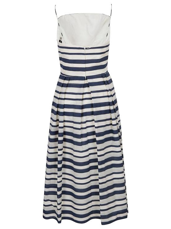 26SS 랄프 로렌 롱 원피스 253P08699 001 NAVY CREAM MULTI - RALPH LAUREN