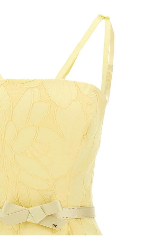 25SS 엘리자베타프랜치 숏 원피스 AB77952E2DC7 YELLOW - ELISABETTA FRANCHI