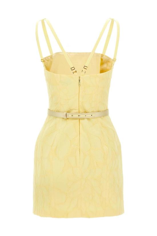 25SS 엘리자베타프랜치 숏 원피스 AB77952E2DC7 YELLOW - ELISABETTA FRANCHI