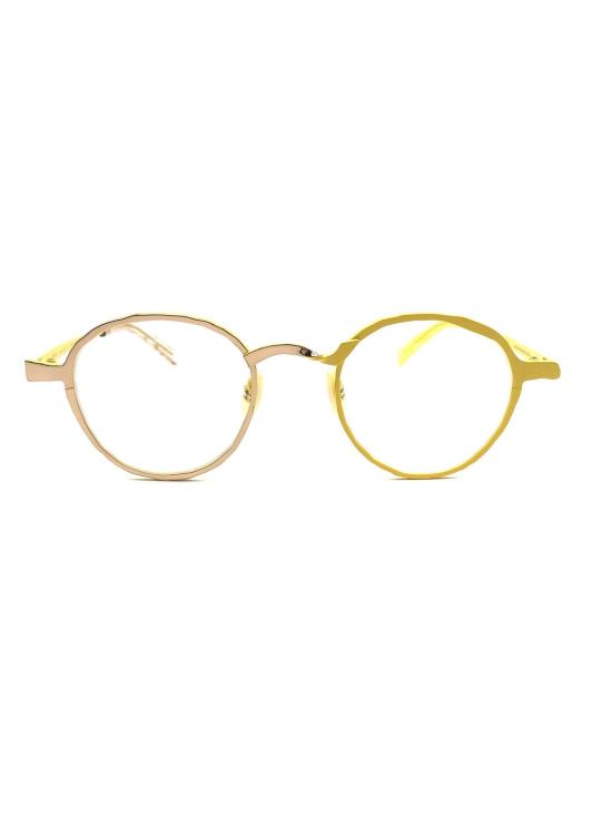 25FW 마사히로 마루야마 안경 MM 0092 NO 4 GOLD YELLOW METALLIC