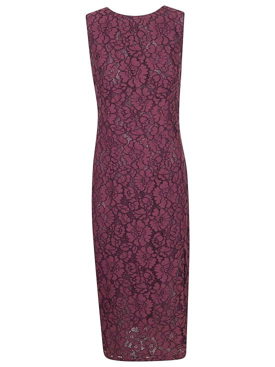 26SS 핑코 미디 원피스 106588 A330 R57 BORDEAUX PINK PURPLE