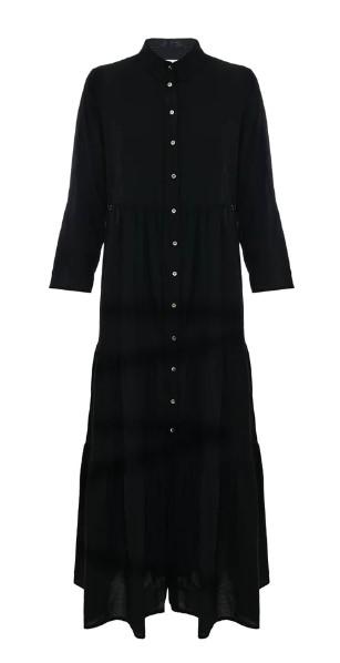  코카 롱 원피스 DEVIN 00016 NERO BLACK