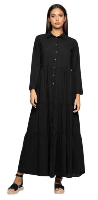  코카 롱 원피스 DEVIN 00016 NERO BLACK - KOCCA