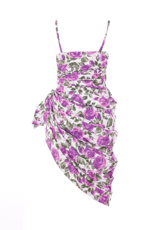 26SS 끌로에 미디 원피스 26UR125316 91O Purple - CHLOE