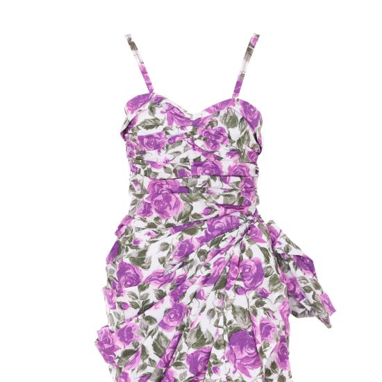 26SS 끌로에 미디 원피스 26UR125316 91O Purple - CHLOE