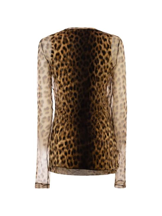 26SS 막스마라 스포츠막스 긴팔 티셔츠 2612941072600 001 LEOPARD - SPORTMAX
