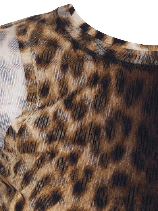 26SS 막스마라 스포츠막스 긴팔 티셔츠 2612941072600 001 LEOPARD - SPORTMAX