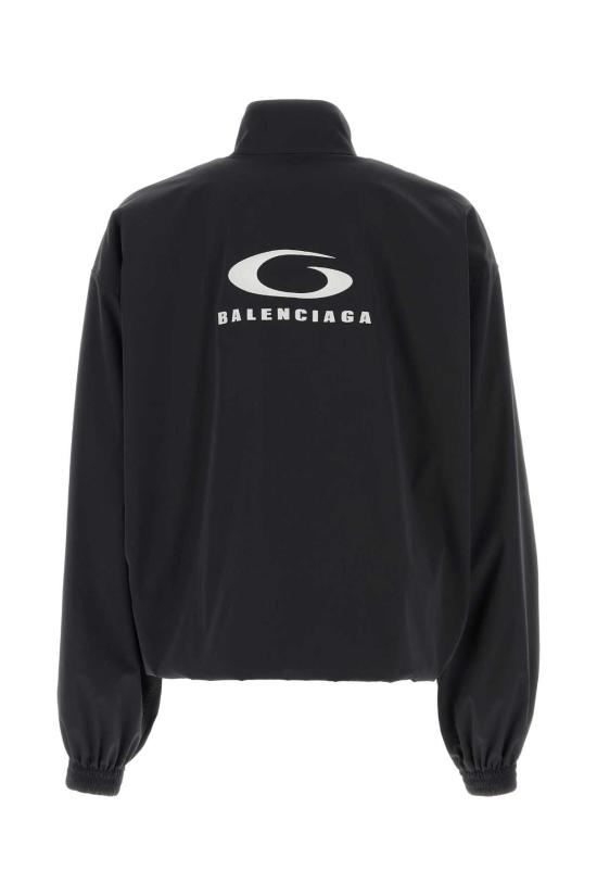 26SS 발렌시아가 루프 스포츠 트랙 수트 재킷 857691TRO31 1055 WASHEDBLACK - BALENCIAGA