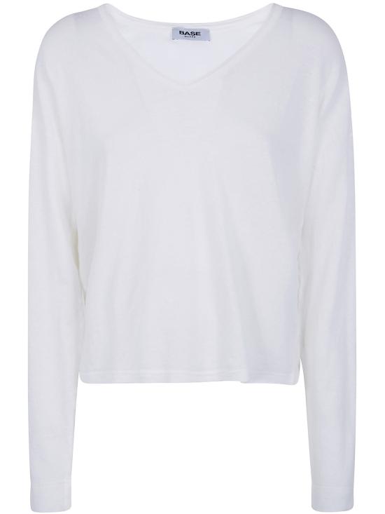 26SS 베이스 스웨터 B7823 475 001 WHITE