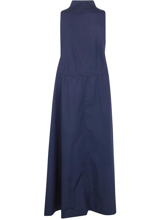 26SS 엠포리오 아르마니 미디 원피스 EW003115 AF10010 UB130 MINERAL BLUE - EMPORIO ARMANI