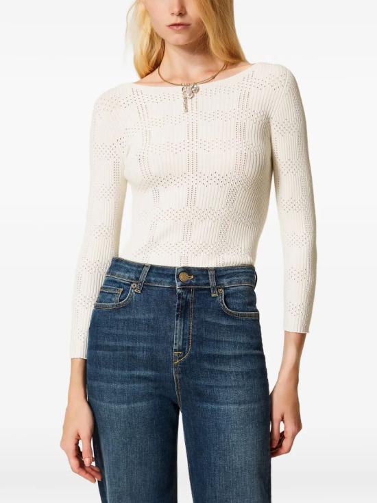 26SS 트윈셋 스웨터 261TP3401 00282 SNOW - TWINSET