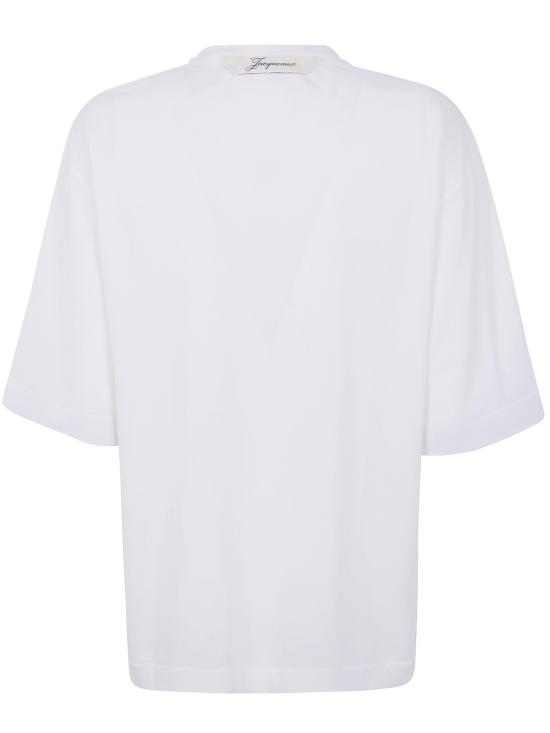 26SS 자크뮈스 반팔 티셔츠 26ETSW00588AJ00254 100 WHITE - JACQUEMUS