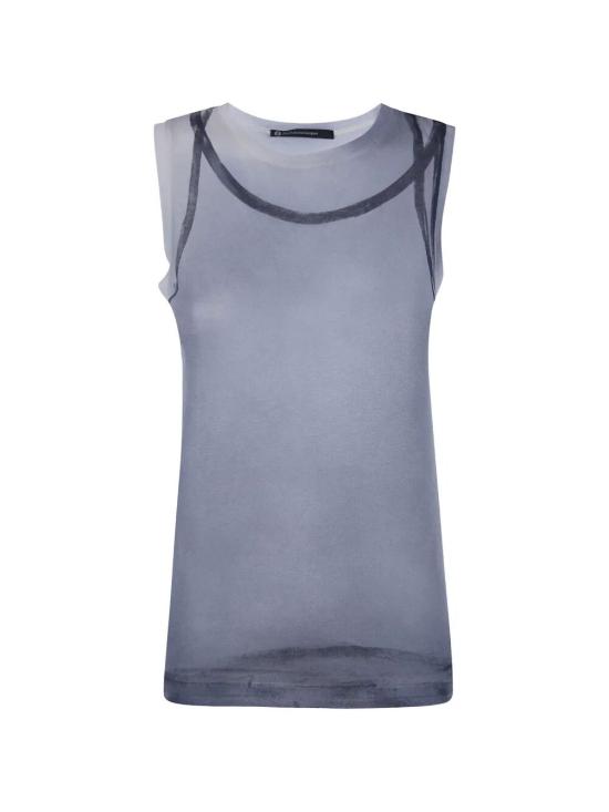 26SS 피에란토뇨가스파리 민소매 티셔츠 1T6781 PV682 MILK CLOUD PRINT - PIERANTONIOGASPARI